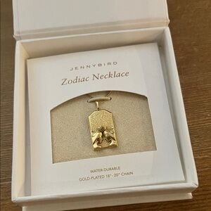 Jenny Bird Gold Gemini Zodiac Necklace